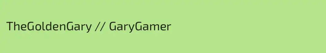 TheGoldenGary // GaryGamer